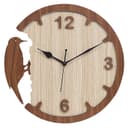 Laser Cut Woodpecker Wall Clock Vector Design CDR File