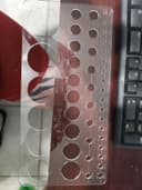 Laser Cutting Hole Gauge Template SVG for Precise Measurements