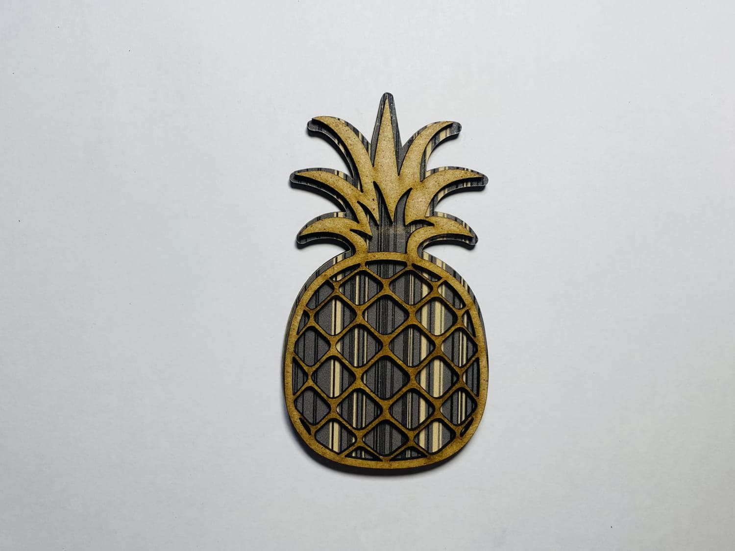 Layered Pineapple Wall Art Laser Cut File Vector