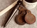 Leather AirTag Keychain Holder SVG Laser Cut Template