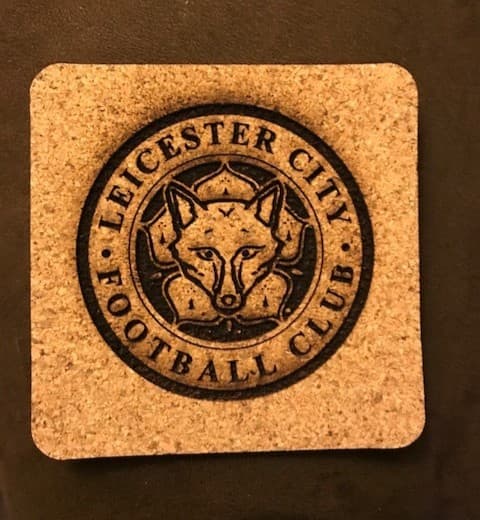 Leicester City FC Logo Coaster Laser Cut Vector File