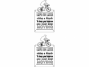 Life Is Like Riding A Bicycle Metal Sign Laser Cut DXF File