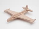 Lockheed P-80 Jet Fighter 3D Wooden Model SVG Vector File