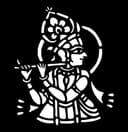Lord Krishna Flute Player Stencil Vector DXF for Laser Cutting