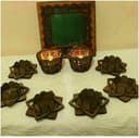 Lotus Flower Tealight Candle Holder Laser Cut Vector File