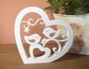 Love Birds in Heart Laser Cut Vector File (DXF, SVG)