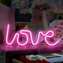 Love Neon Sign Vector Template for Laser Cut (SVG, DXF)
