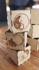 Lunar Zodiac Rat Storage Box Laser Cut Vector File