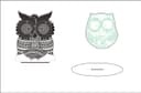 Mandala Owl 3D Lamp Laser Cut Vector File
