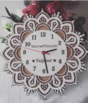 Mandala Wall Clock Laser Cut Vector File