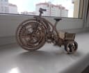 Mechanical Bicycle 3D Puzzle Laser Cut Model - Free Vector Files