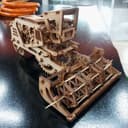 Mechanical Harvester 3D Puzzle Laser Cut Vector File
