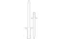 Medieval Sword and Dagger Vector Design DXF File