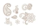 Mehndi Floral Ornaments Vector Collection for Laser Cutting