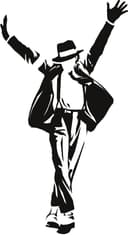 Michael Jackson Silhouette Laser Cut Vector DXF