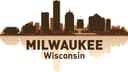 Milwaukee Skyline Cityscape Vector File for Laser Cutting