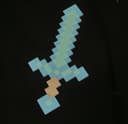 Minecraft Pixel Sword Laser Cut Template (SVG, DXF, CDR)