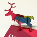 Mini 3D Reindeer Laser Cut Vector File (DXF)