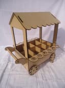 Miniature Candy Cart 3D Laser Cut Plan DXF CDR