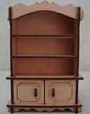 Miniature Dollhouse Hutch Cabinet Laser Cut File (CDR)