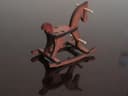 Miniature Rocking Horse 3D Puzzle Vector DXF File