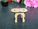 Miniature Stool Laser Cut Vector File