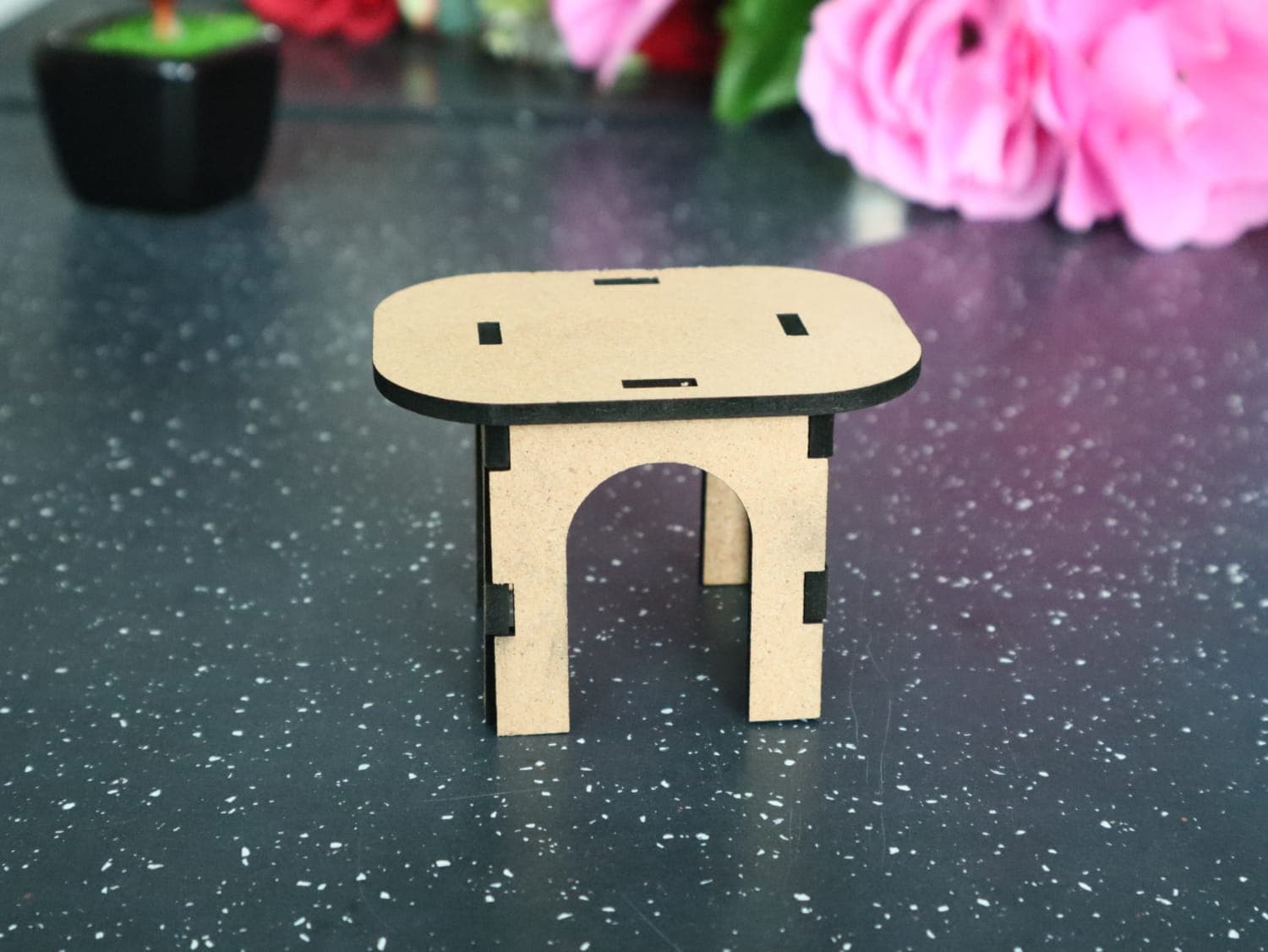 Miniature Stool Laser Cut Vector File