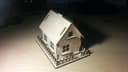 Miniature Wooden House 3D Puzzle Laser Cut File