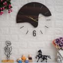 Minimalist Abstract Wall Clock Vector File for Laser Cutting