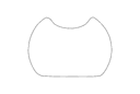 Minimalist Bottle Opener Silhouette Vector DXF File