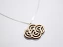 Minimalist Cloud Pendant Laser Cut Vector File (DXF)