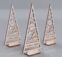 Minimalist Decorative Christmas Tree SVG Vector for Laser Cutting