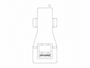 Minimalist Desktop Phone Stand Laser Cut DXF Vector Template
