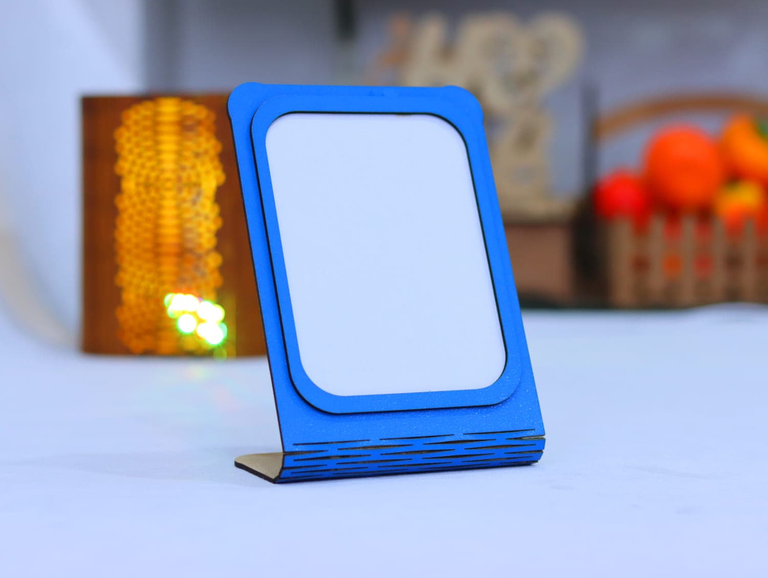 Minimalist Desktop Photo Frame Laser Cut Vector Plan