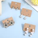 Minimalist Earring Display Cards Laser Cut File Vector (SVG)