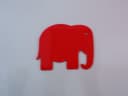 Minimalist Elephant Silhouette Laser Cut File (Vector)