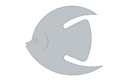Minimalist Fish Silhouette Vector DXF File for Laser Cutting