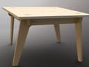 Minimalist Plywood Coffee Table Laser Cut Vector Design