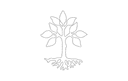 Minimalist Tree of Life Vector DXF File for Laser Cutting