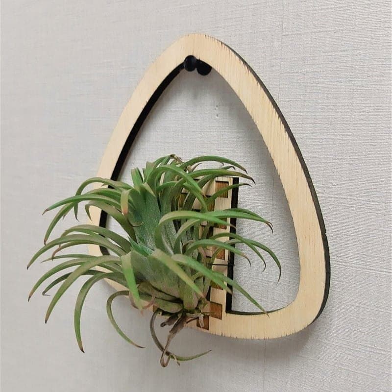 Minimalist Triangle Air Plant Holder Vector SVG File