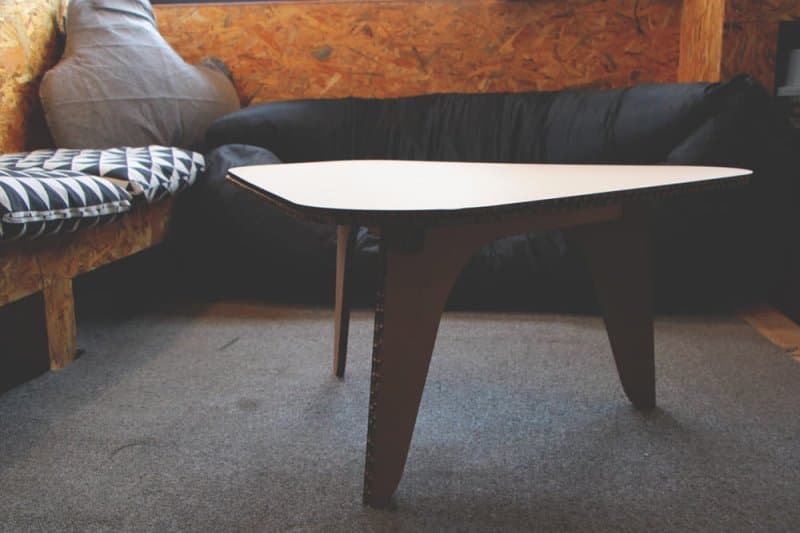 Minimalist Triangular Coffee Table Laser Cut Vector File (DXF)