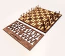 Minimalist Wooden Chess Set Laser Cut Vector Plan
