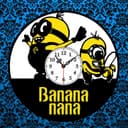 Minions Banana Wall Clock Laser Cut Vector File