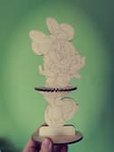 Minnie Mouse Napkin Holder Laser Cut Vector File