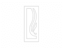Modern Abstract Door Panel Vector Design DXF File