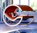 Modern Arc Canopy Rocking Lounger CNC Vector File