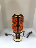 Modern Decorative Floral Table Lamp Laser Cut Vector Plan