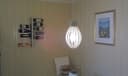 Modern Elliptical Plywood Pendant Lamp Laser Cut Vector DXF