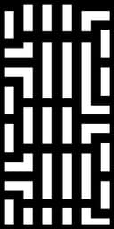Modern Geometric Jali Screen Vector Pattern (CDR)