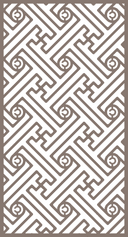 Modern Geometric Lattice Screen Vector Pattern (DXF, SVG, CDR)